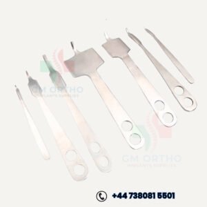 hohmann retractor 7pcs set stainless steel orthopedic instruments