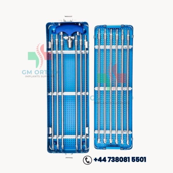 gm ortho flexible reamer set with comprehensive surgical kit | premium stainless steel orthopedic tools | worldwide delivery