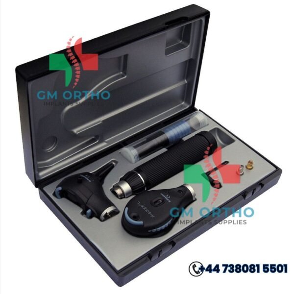 led otoscope and ophthalmoscope set gm