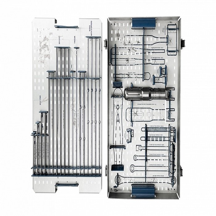 richards ilizarov wires gm orthopedic instruments set