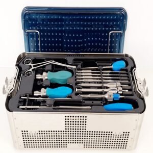 zimmer spine instinct java system instrument container base tray surgical instruments